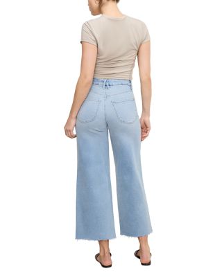Palazzo High Rise Light Compression Jeans in Indigo862