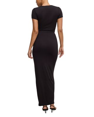 Stretch Jersey Maxi Skirt