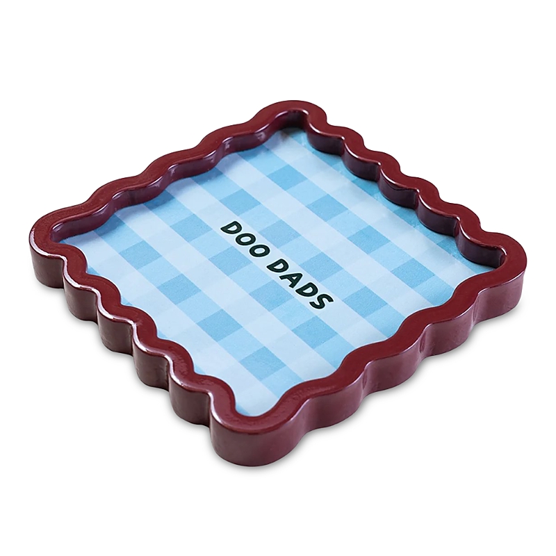 Furbish Studio Doodads Tray In Burgundy