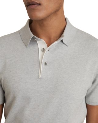 Slim Fit Heathered Polo