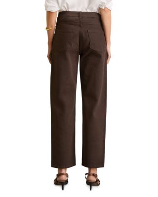 Selin Straight Leg Jeans in Chocolate