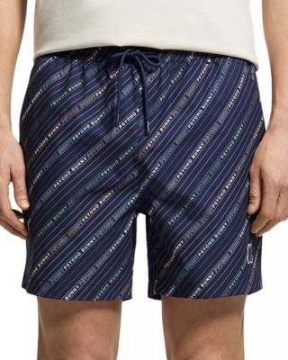 Psycho Bunny - Renmark Printed 5.75" Swim Trunks