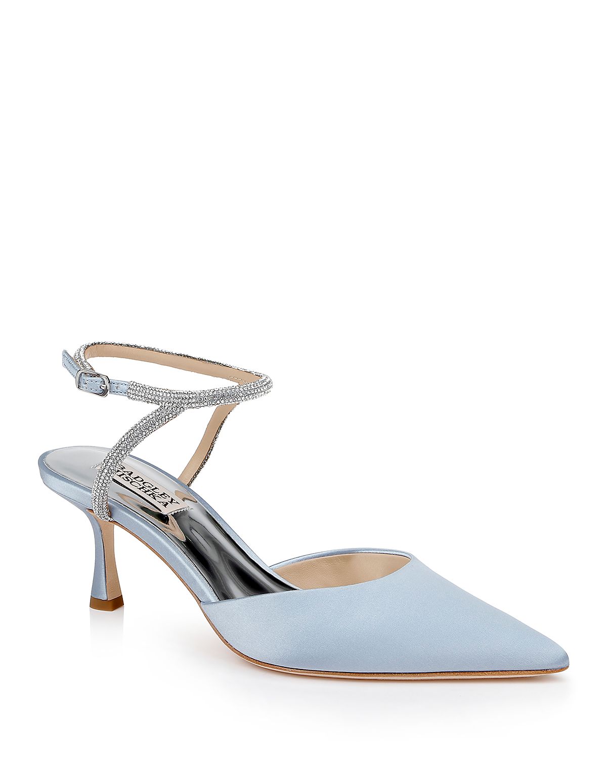 Badgley Mischka Women's Kamilah Pointed Ankle Strap High Heel Sandals