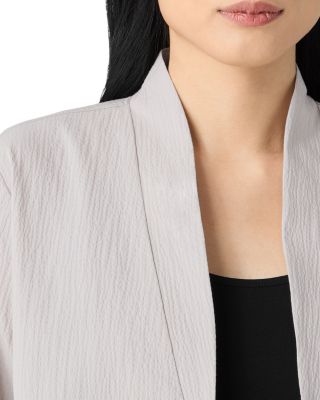 Linen High Collar Jacket