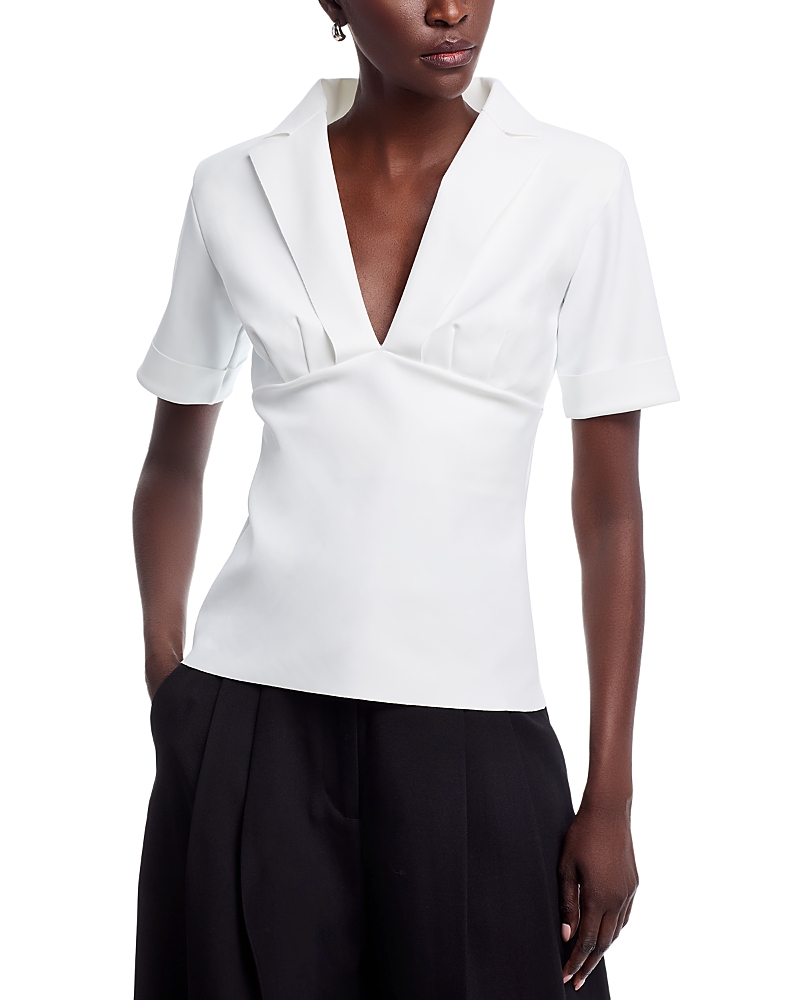 CHIARA BONI LA PETITE ROBE ERIKO V NECK BLOUSE