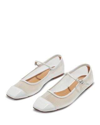 Women's Uma Mesh Leather Flats