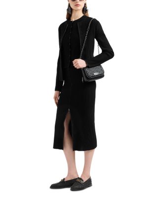 Textured Ottoman Jersey Full Zip Jacket