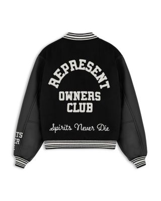 Oversized Fit Represent Owners Club Varsity Jacket