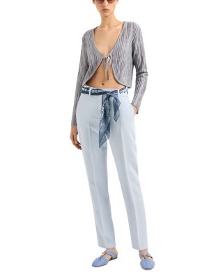 Cady Crepe Tapered Pants