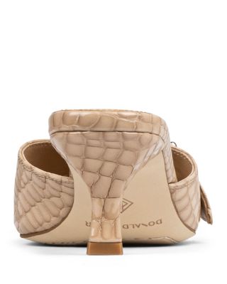 Women's Buckle Mule Slide Sandals