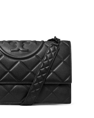 Small Fleming Leather Shoulder Bag