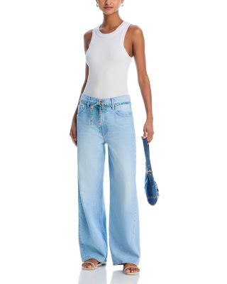 The Shoelace Fun Dip Nerdy High Rise Jeans in Whipped