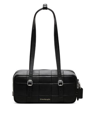 Alter/Ego Satchel Bag In Checkerboard Leather