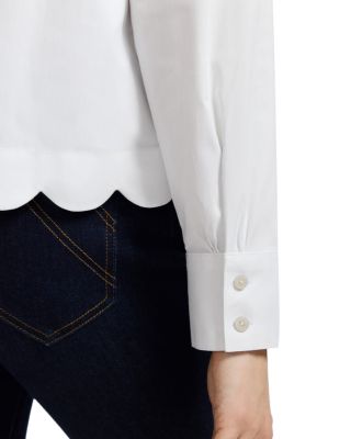 Scarlett Long Sleeved Matte Sateen Shirt