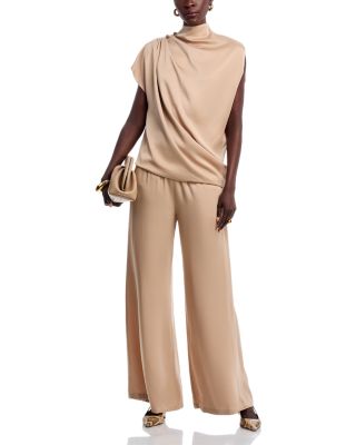 Pull On Wide Leg Pants