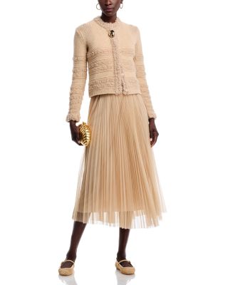 Pleated Tulle Skirt