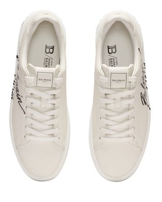 B Court Balmain Paris Low Top Sneakers