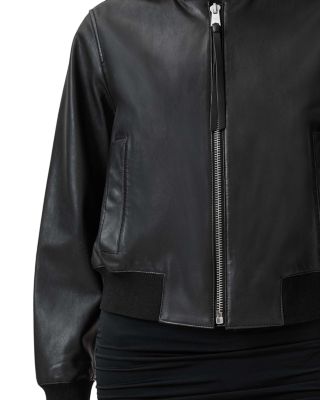 Orten Leather Bomber Jacket
