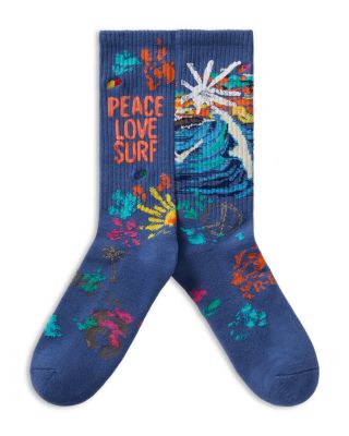 Polo Ralph Lauren - Peace Love Surf Crew Socks