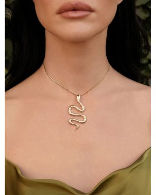 Serpentina Pendant Choker, 12"