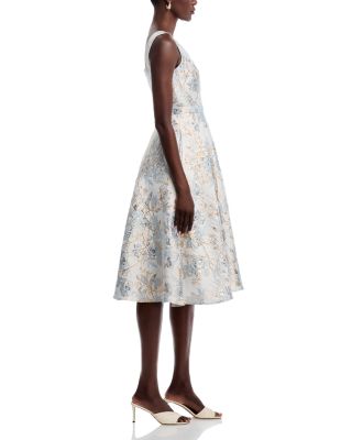 Brocade Midi Dress - Exclusive