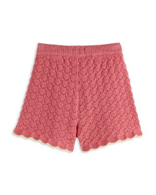 Girls' Scalloped Knitted Shorts - Little Kid, Big Kid