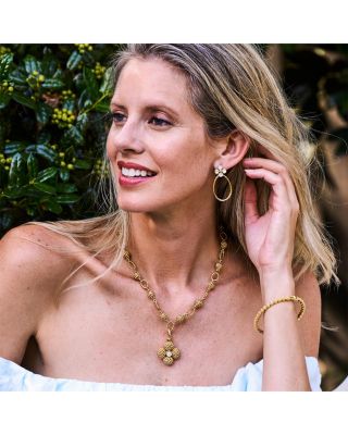 Berry Clover Teardrop Earrings