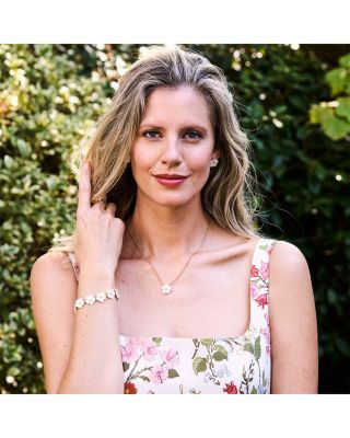 Mermaid Garden Petite Station Necklace, 16"