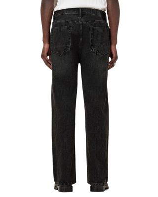 Lenny Regular Fit Jeans in Washed Black