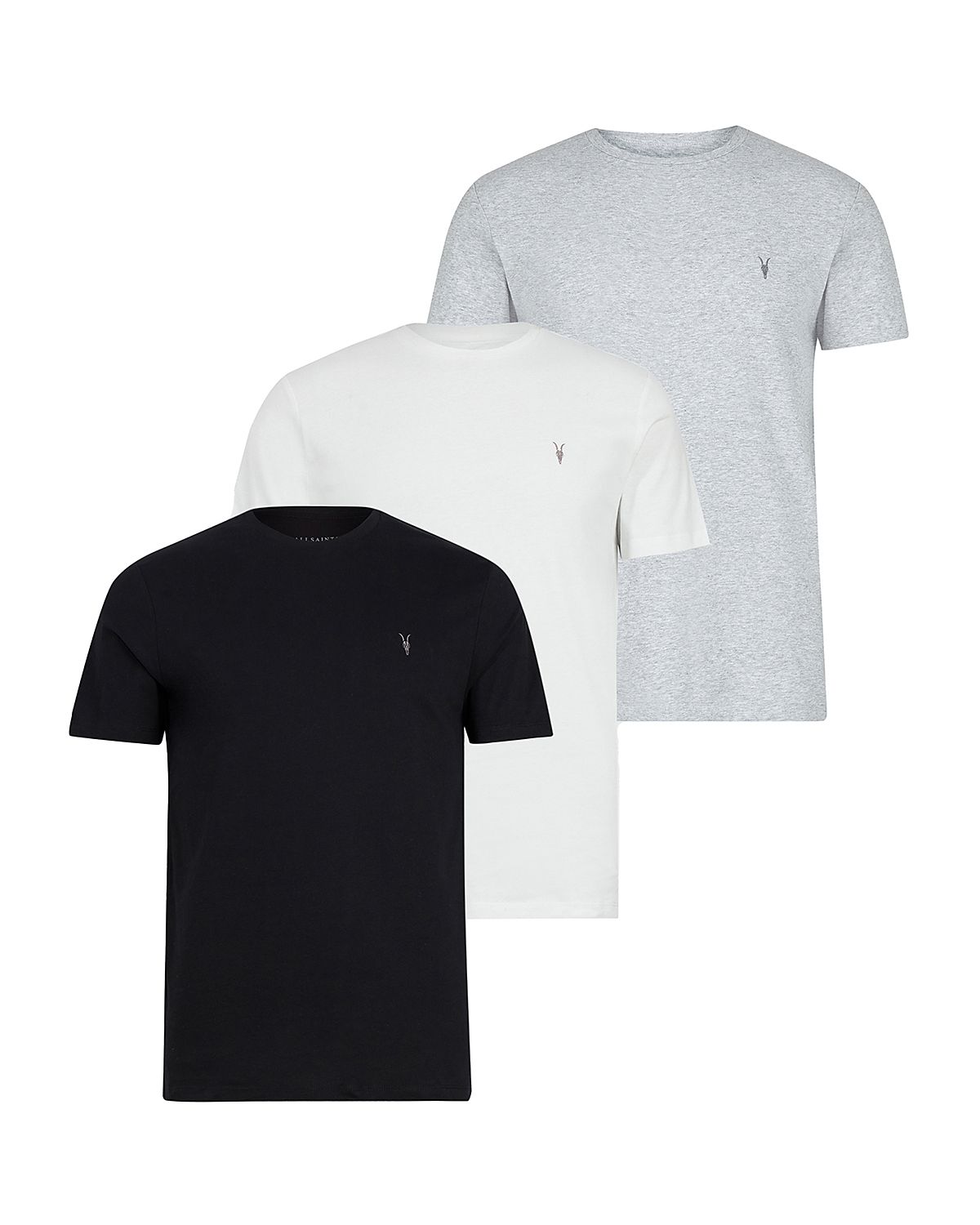 Allsaints Tonic Crewneck Tees, Pack of 3