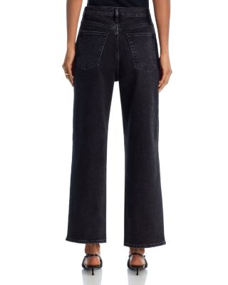 The Wide High Rise Wide Leg Jeans in Deco