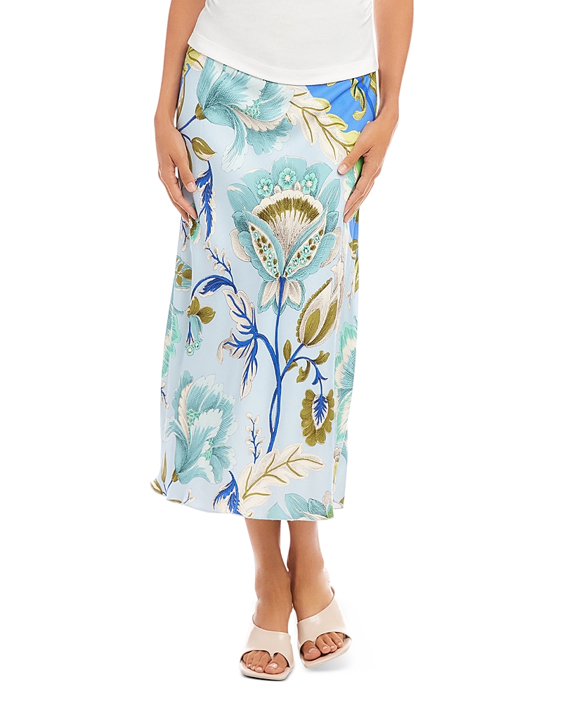 Shop Fifteen Twenty Mia Bias Skirt In Print