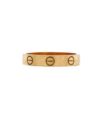 Love Wedding Band Ring 18K Gold