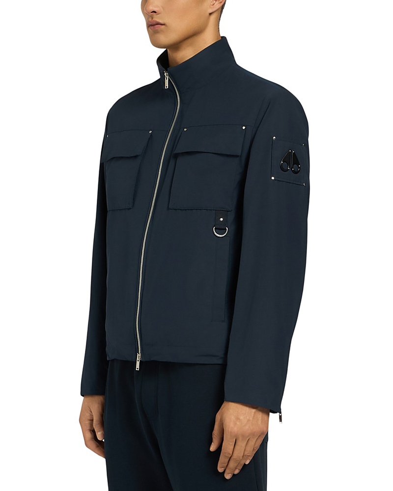 Moose Knuckles Maxwell Water Repellent Jacket In Navy