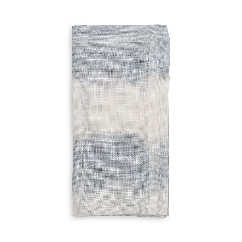 Kim Seybert Watercolor Napkin In White/blue