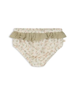 MORI Girls' Floral Muslin Frilled Dress & Bloomers Set - Baby