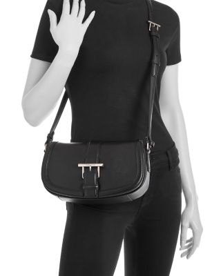 T-Bar Leather Shoulder Bag
