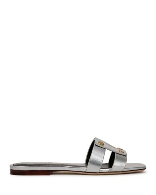 Women's Via Leather Slide Sandals