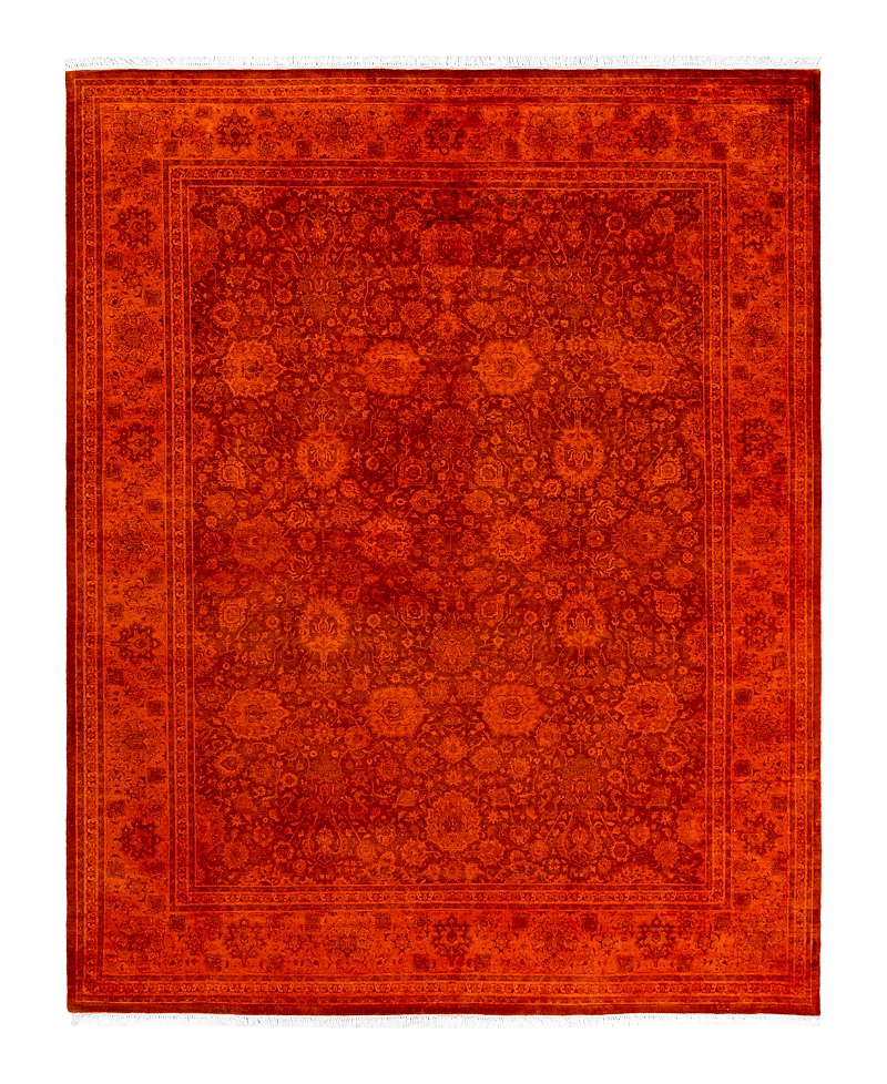 Bloomingdale's Fine Vibrance M1205 Area Rug, 8'2 X 10'4 In Orange