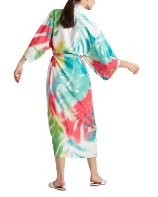 Printed Kimono Sleeve Sleep Robe