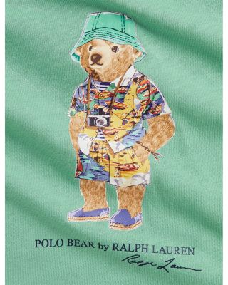 Boys' Polo Bear Cotton Jersey Shortall - Baby
