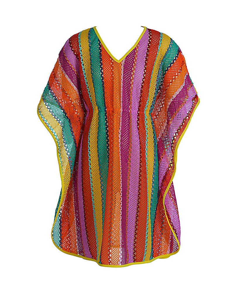 Nessi Byrd Girls' Selena Caftan Pareo - Little Kid, Big Kid In Multicolor