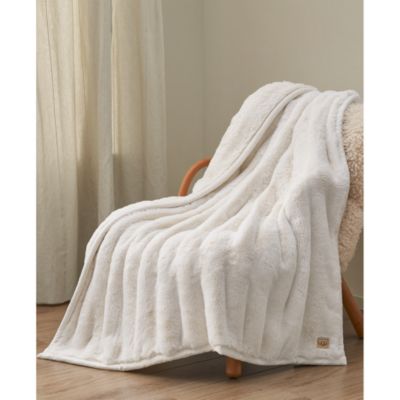Tidal Faux Fur Throw Blanket