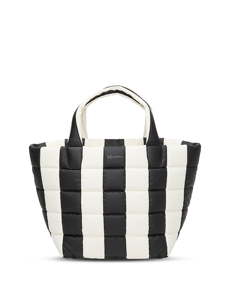 Vee Collective Porter Medium Tote In Black/marshmallow