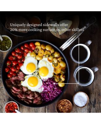 ProBond&amp;reg; Forged 12.5&amp;quot; Professional Clad Stainless Steel Skillet with TITUM Nonstick