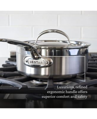 ProBond&reg; Forged 10-Piece Professional Clad Stainless Steel Cookware Set with TITUM&reg; Nonstick