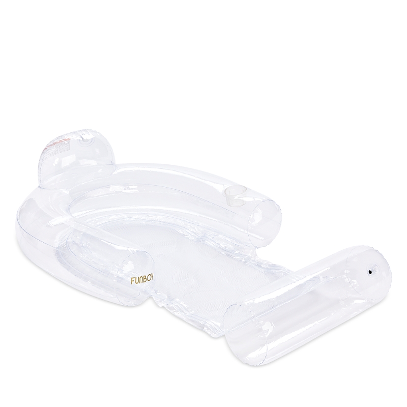 Funboy Mesh Inflatable Pool Chair In Super Clear