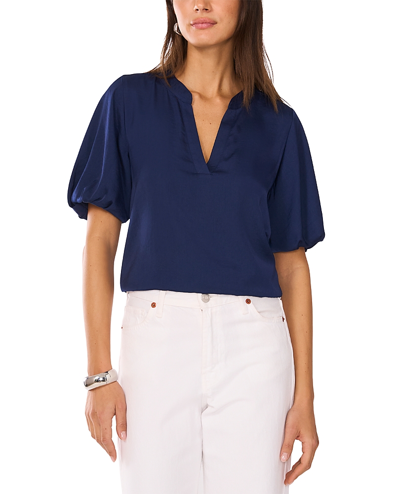 VINCE CAMUTO QUARTER PUFF SLEEVE TOP