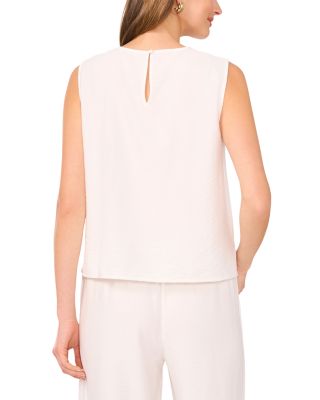 Sleeveless Ladder Trim Top