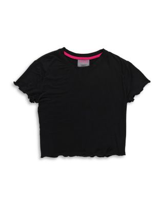 Girls' Short Sleeve Lettuce Edge Tee - Little Kid, Big Kid